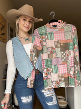 Load image into Gallery viewer, Patchwork Mesh Top