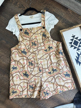 Load image into Gallery viewer, The Giddy Up Gingham Romper