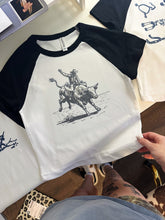 Load image into Gallery viewer, Vintage Bull Rider Baby Tee