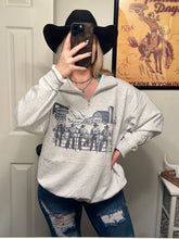 Load image into Gallery viewer, Cowboy Scene Quarter Zip