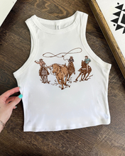 Load image into Gallery viewer, Cowboys Cropped Tank