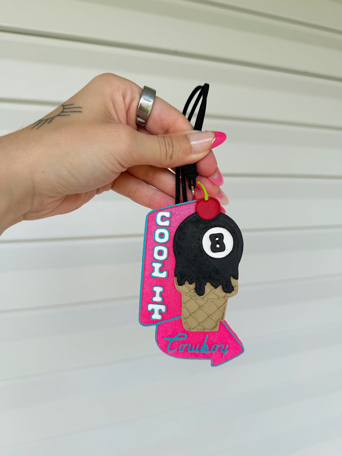 Cool It Cowboy Car Freshie (Pink)