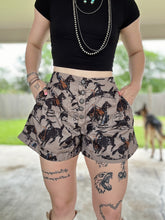 Load image into Gallery viewer, The Cowboy Flare Shorts