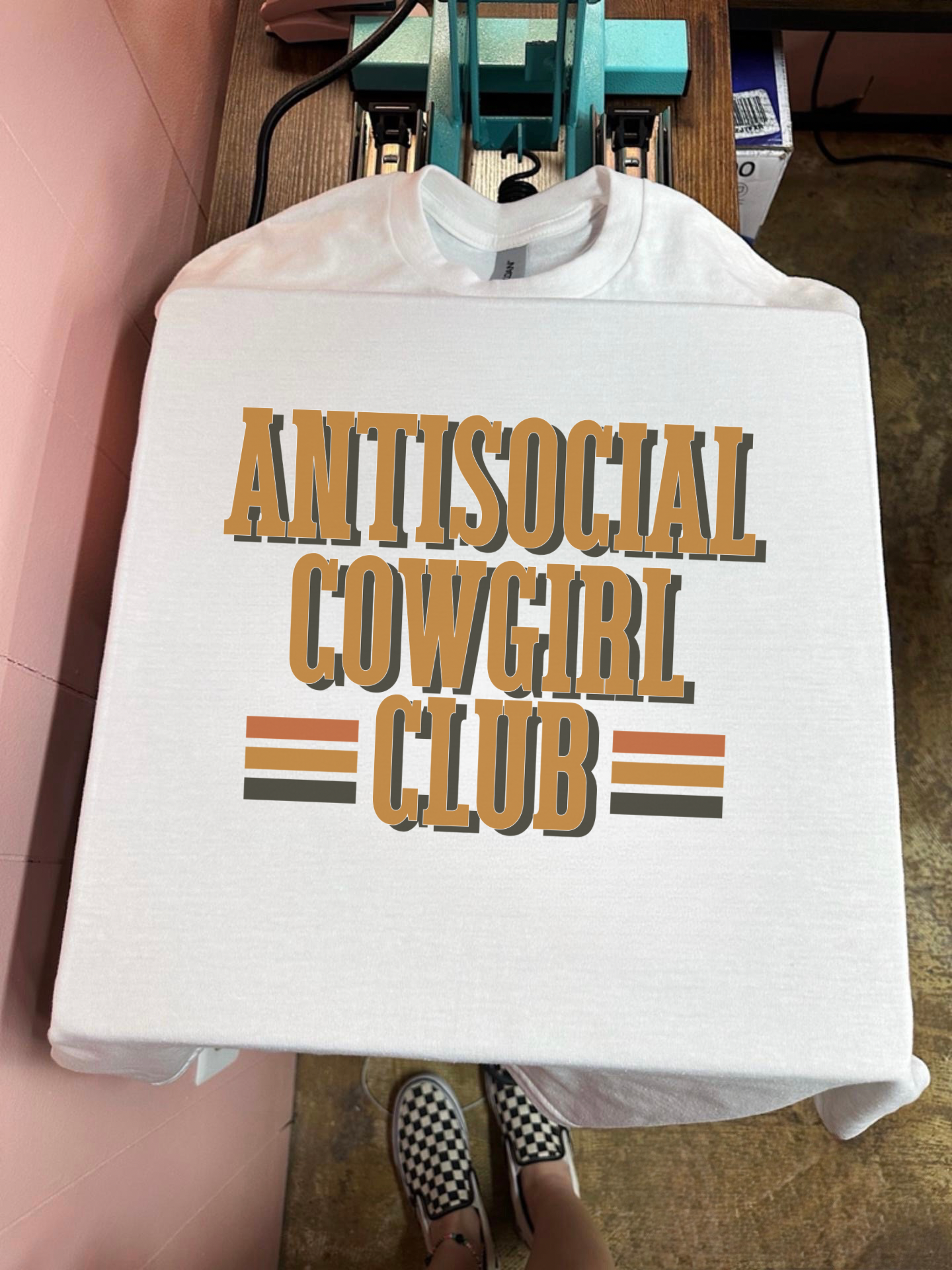Antisocial Cowgirl Club TEE or CREWNECK