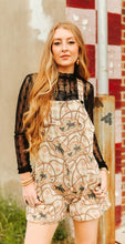 Load image into Gallery viewer, The Giddy Up Gingham Romper
