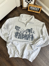 Load image into Gallery viewer, Cowboy Scene Quarter Zip