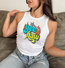 Load image into Gallery viewer, Yee Haw Cropped Tank