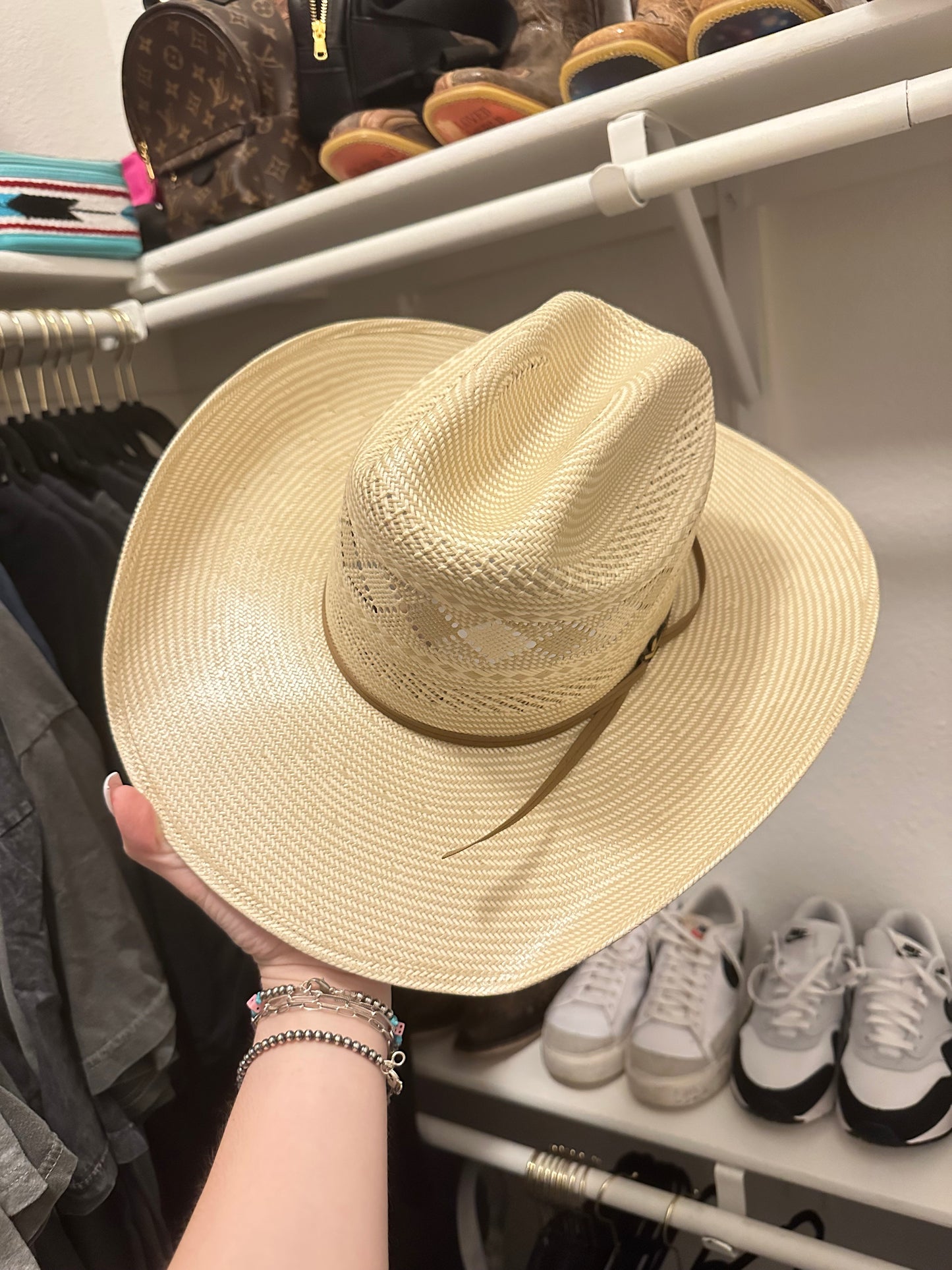 Straw Pro Hats Size 7 NEVER WORN
