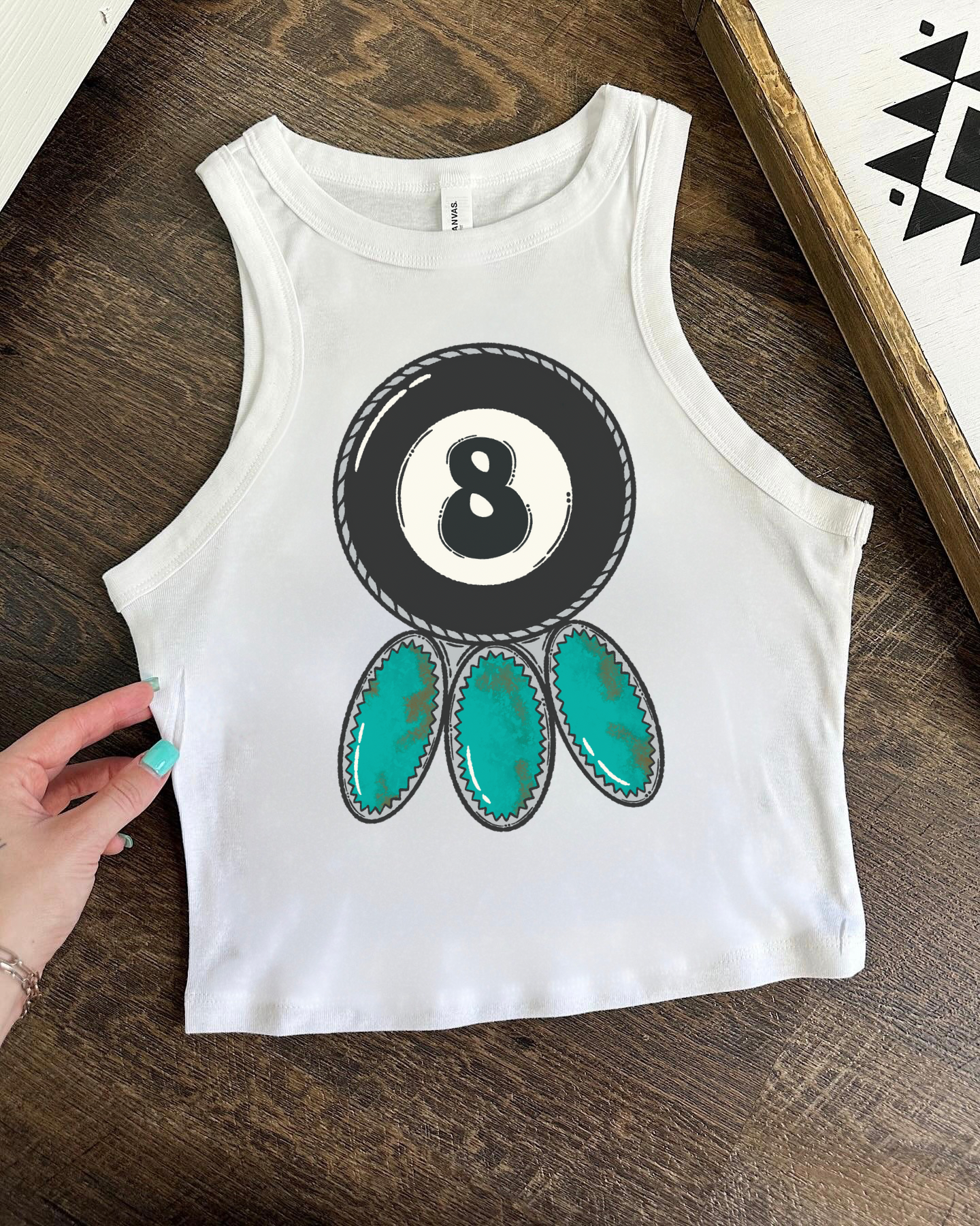 8 Ball Cropped Tank