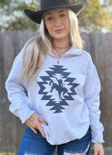 Load image into Gallery viewer, Aztec Bronc Quarter Zip
