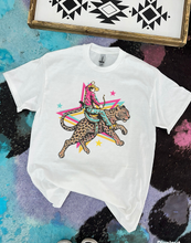 Load image into Gallery viewer, Retro Cowboy Jaguar Tee or Crewneck