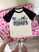 Load image into Gallery viewer, Cowboy Scene Baby Tee
