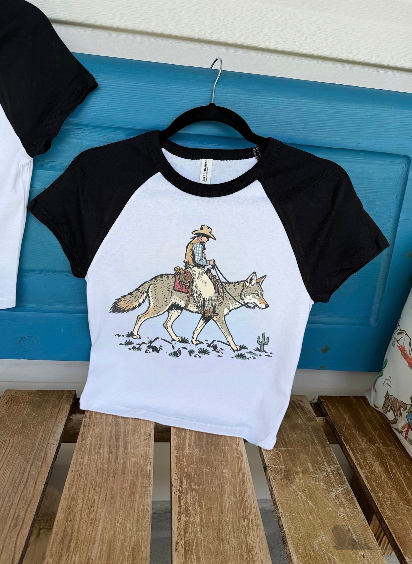 Coyote Cowboy Baby Tee