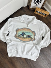 Load image into Gallery viewer, Western Buckle Quarter Zip
