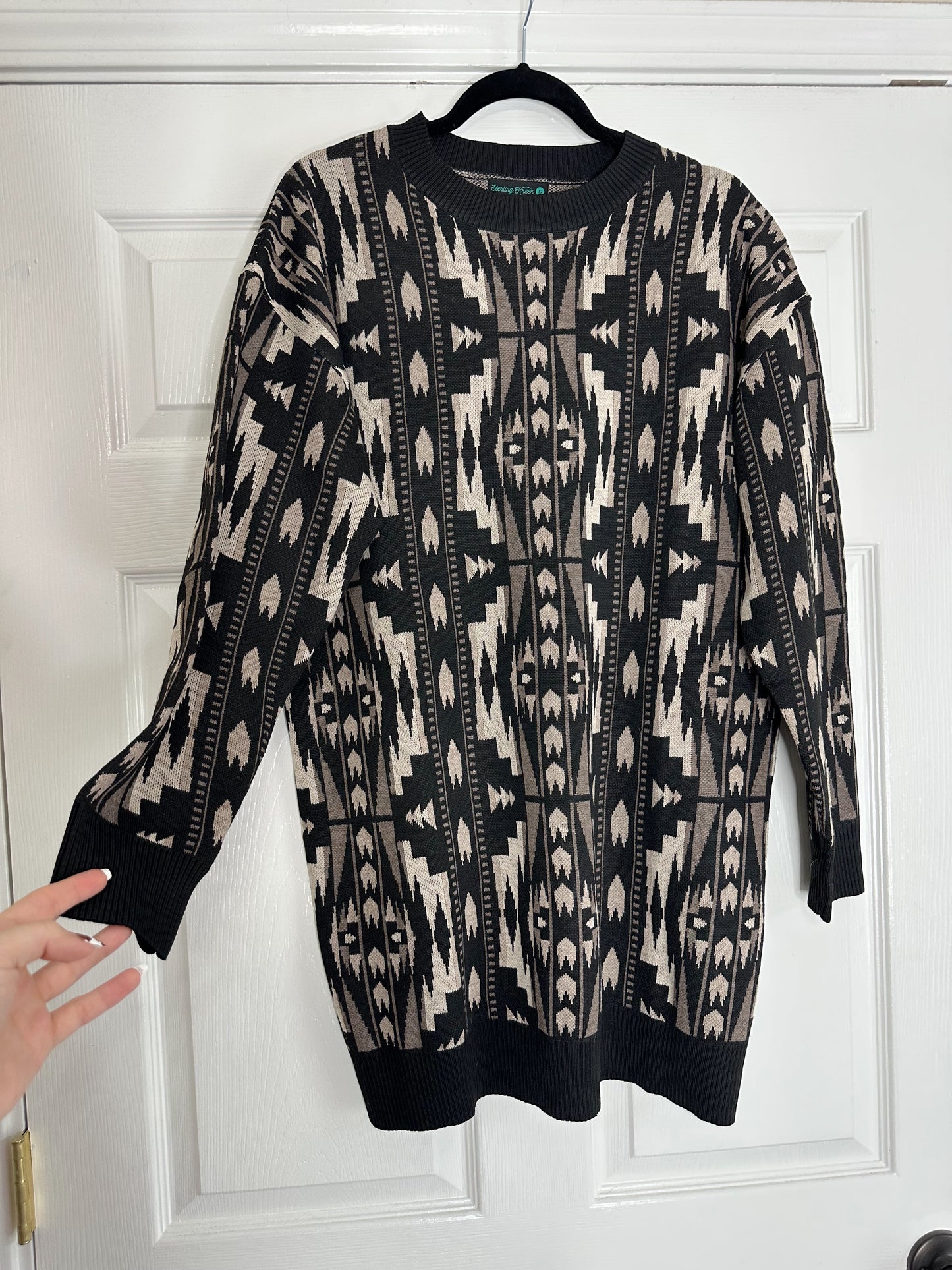 The Aztec Sweater Dress