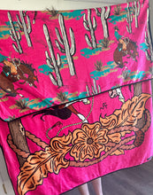 Load image into Gallery viewer, Pink Cowboy Blanket