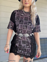 Load image into Gallery viewer, The Western Grunge T Shirt Dress