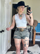 Load image into Gallery viewer, The Smokey Denim Shorts