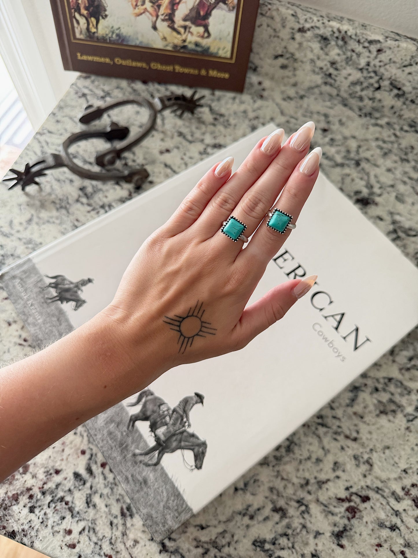 Turquoise Square Ring