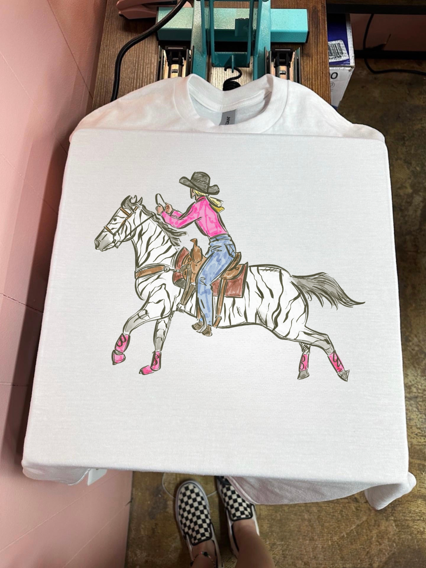 Cowgirl Chaos TEE or CREWNECK