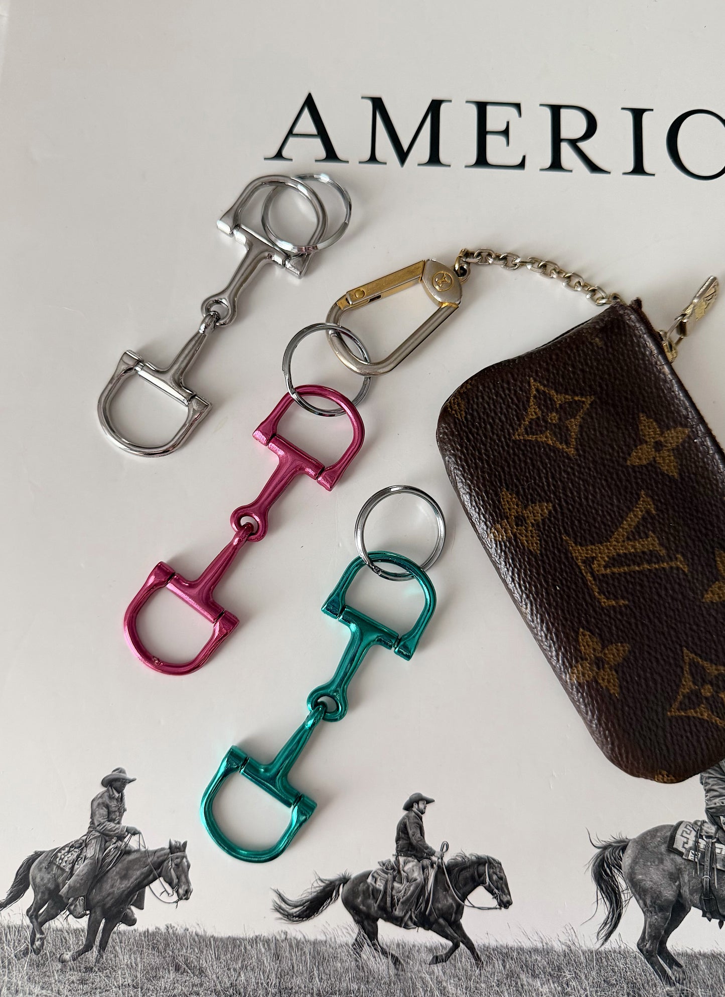 Snaffle Bit Keychain (3 colors)