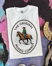 Load image into Gallery viewer, OG Rodeo Cowboy Tee or Crewneck