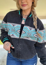 Load image into Gallery viewer, Retro Bomber (Turquoise)