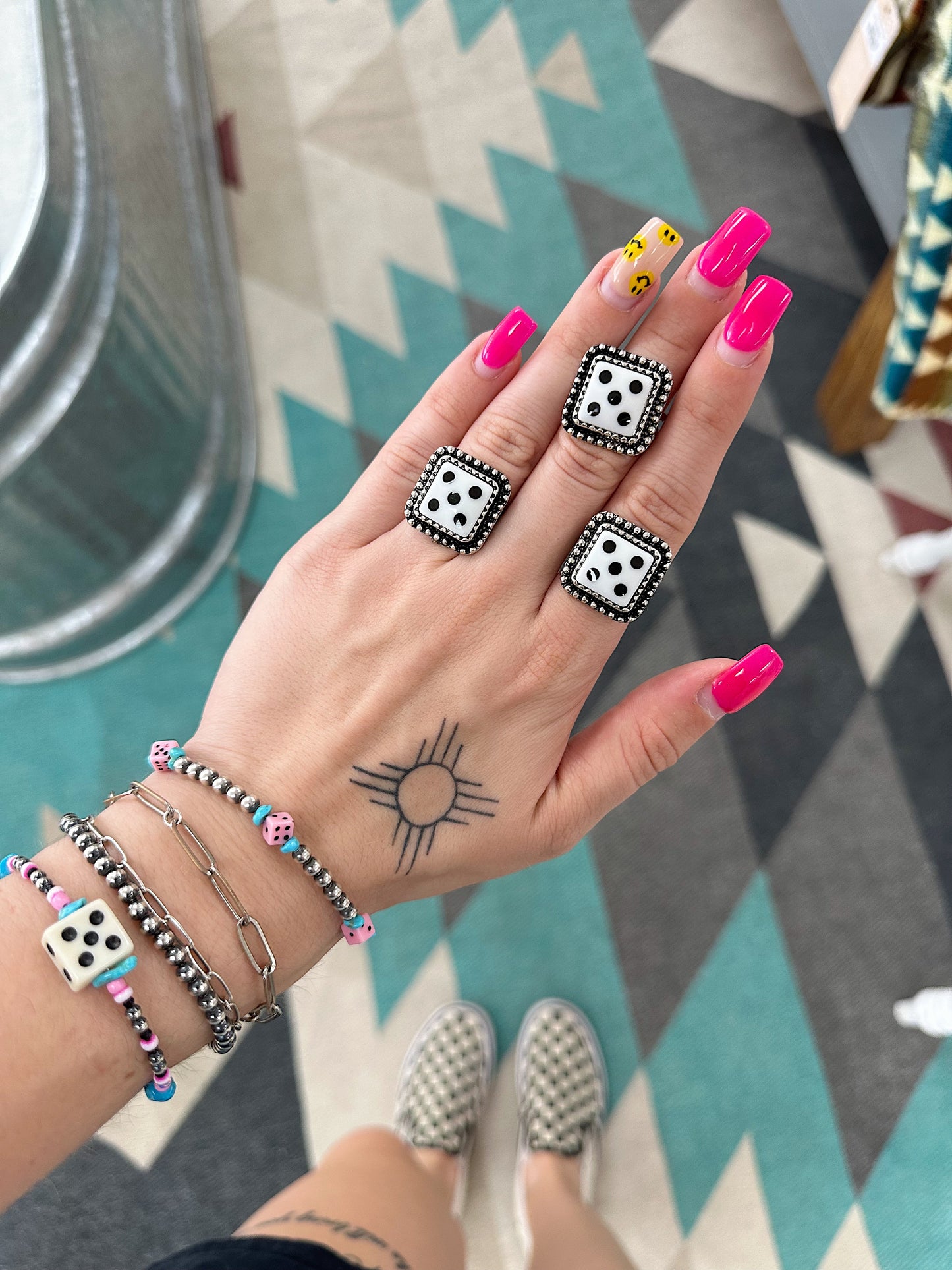 The Dice Ring (White)