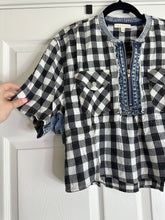 Load image into Gallery viewer, The Denim & Plaid Top