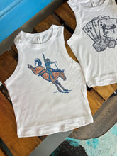 Load image into Gallery viewer, Buckin’ Horse Cropped Tank