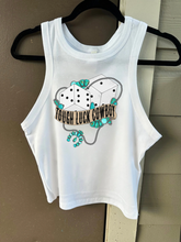 Load image into Gallery viewer, Tough Luck Cowboy Cropped Tank