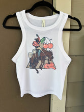 Load image into Gallery viewer, Cherry Cowboy Cropped Tank