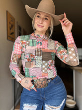 Load image into Gallery viewer, Patchwork Mesh Top