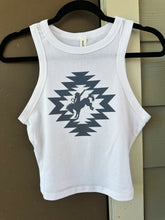 Load image into Gallery viewer, Aztec Bronc Cropped Tank