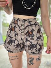 Load image into Gallery viewer, The Cowboy Flare Shorts