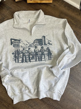 Load image into Gallery viewer, Cowboy Scene Quarter Zip
