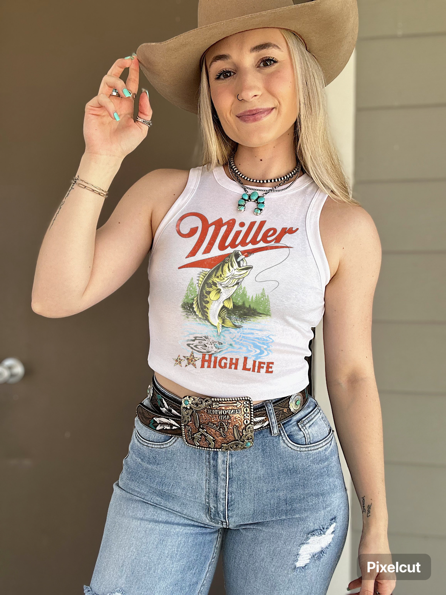 Miller High Life Cropped Tank