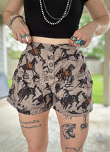 Load image into Gallery viewer, The Cowboy Flare Shorts