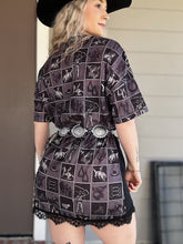 Load image into Gallery viewer, The Western Grunge T Shirt Dress