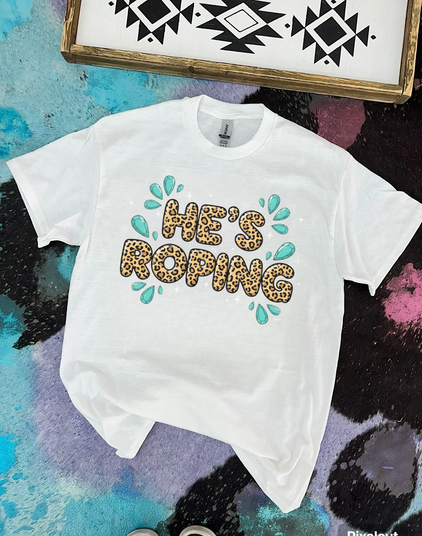 He’s Roping TEE or CREWNECK