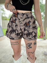 Load image into Gallery viewer, The Cowboy Flare Shorts
