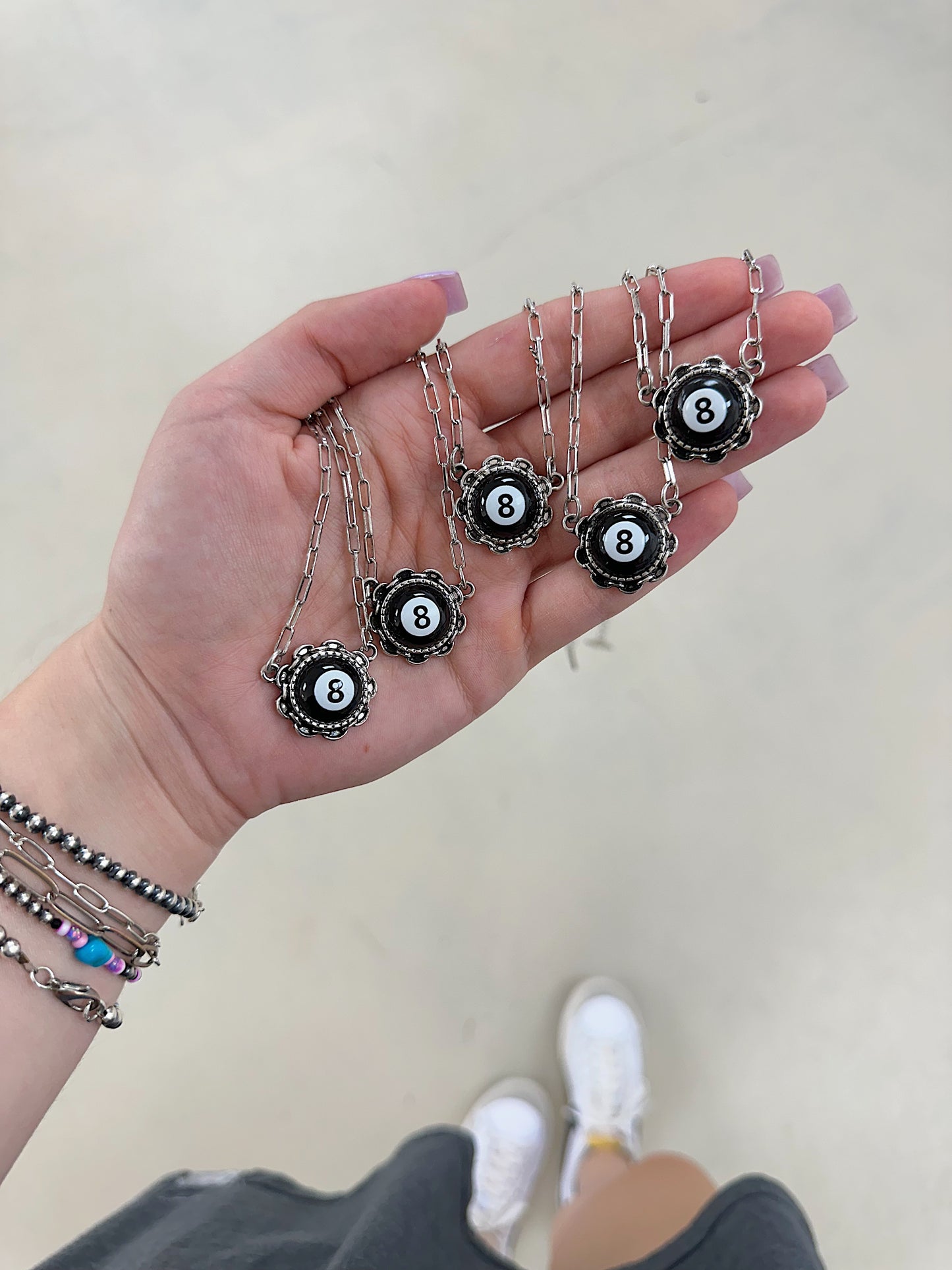 The 8 Ball Necklace