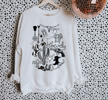 Load image into Gallery viewer, Howdy Collage TEE or CREWNECK