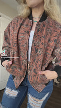 Load and play video in Gallery viewer, The Tooled Leather Bomber Jacket