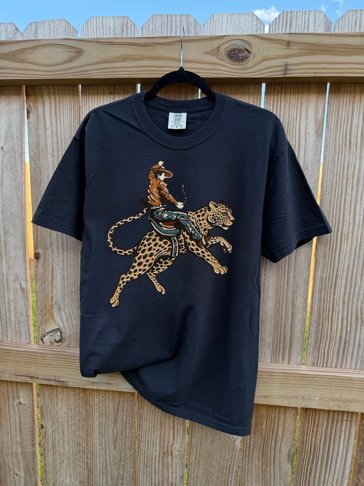Cowboy Jaguar COMFORT COLORS TEE