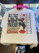 Load image into Gallery viewer, White Trash TEE or CREWNECK
