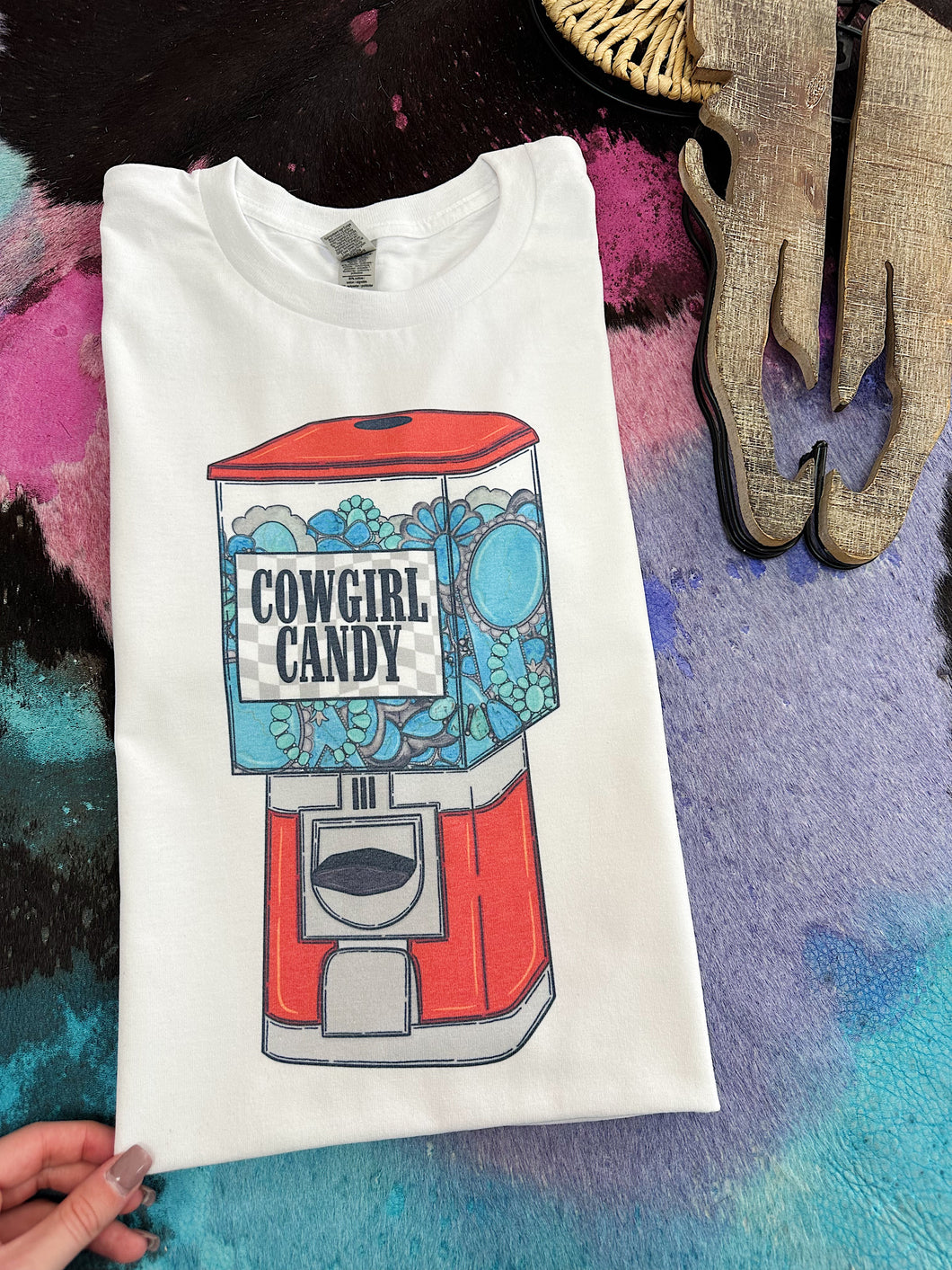 Cowgirl Candy TEE or CREWNECK