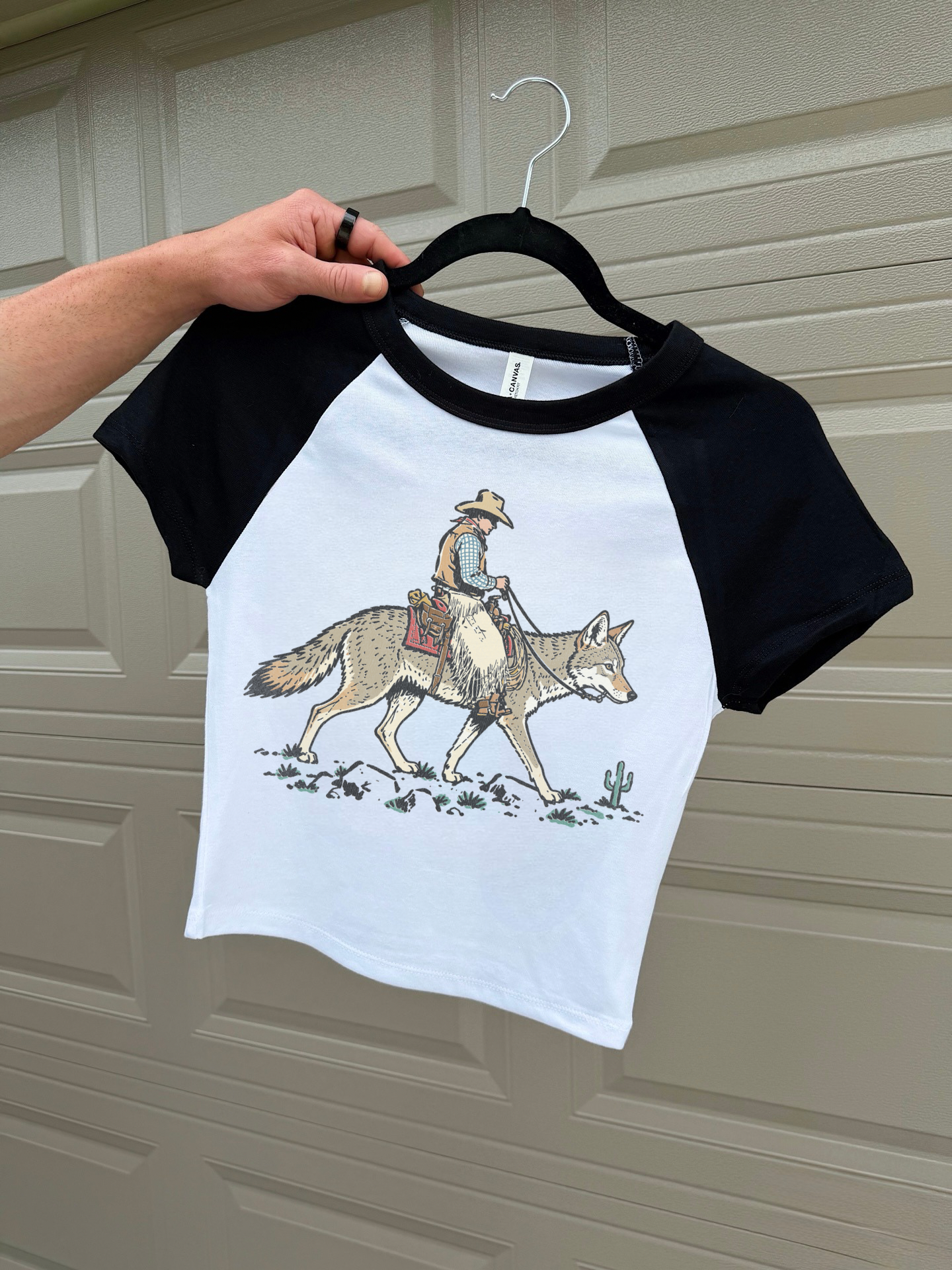 Coyote Cowboy Baby Tee