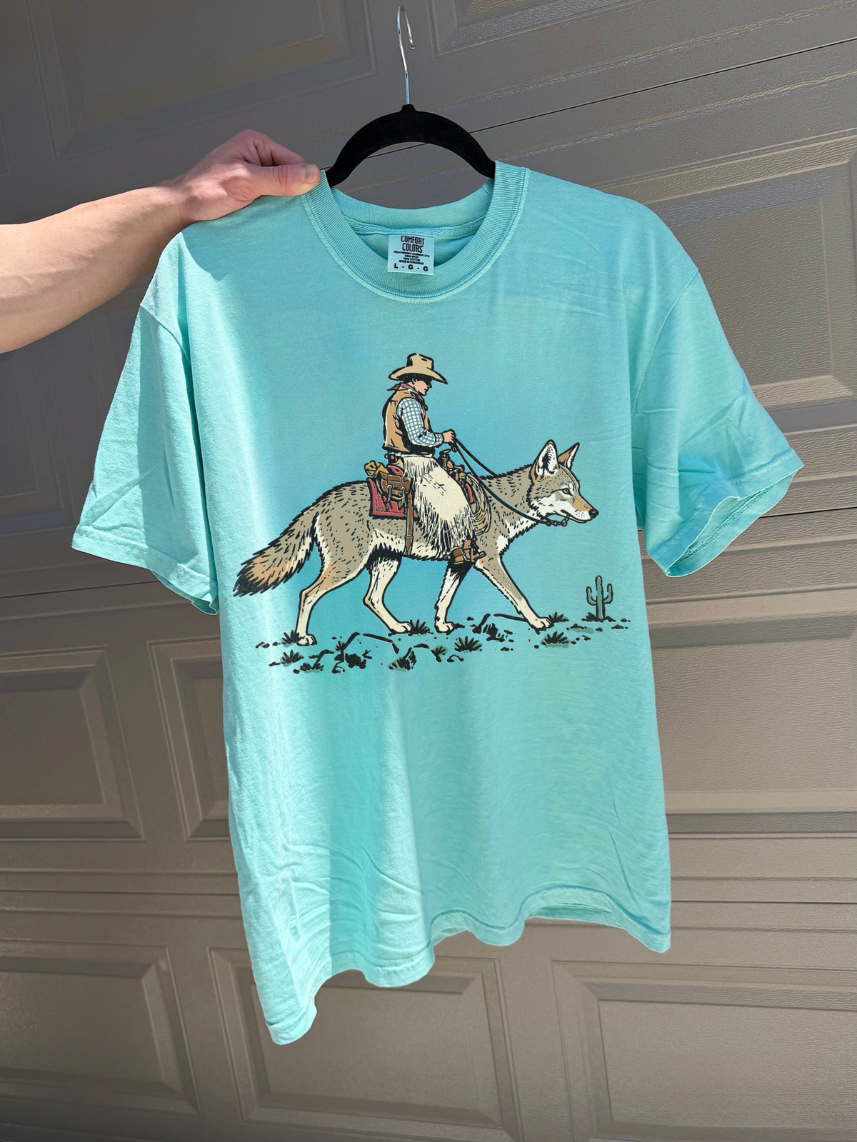 Coyote Cowboy COMFORT COLORS TEE