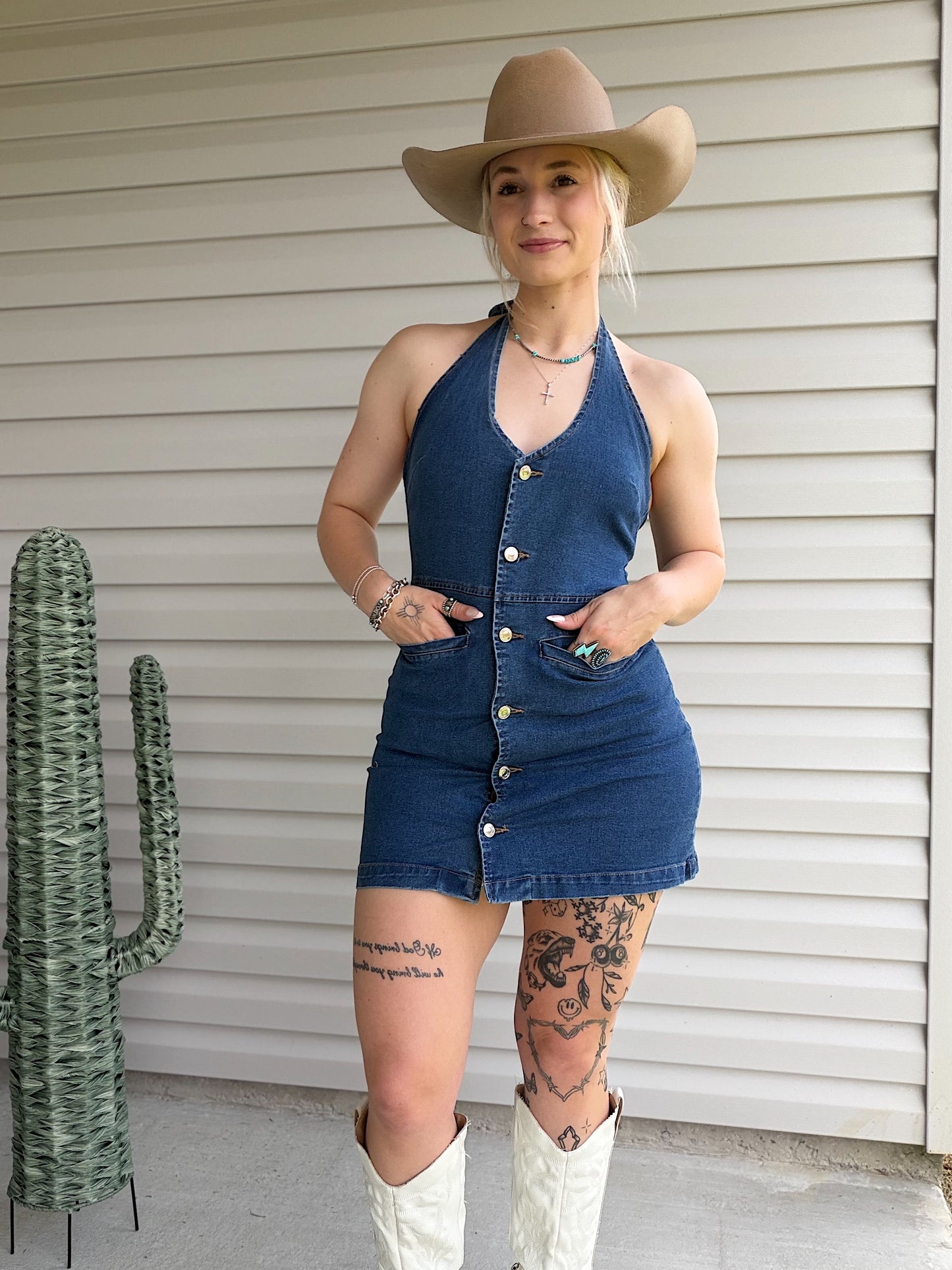 The Bluebell Denim Dress